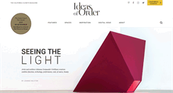 Desktop Screenshot of ideasoforder.com